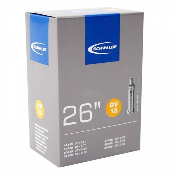 

Шланг Schwalbe № 13 26 - дюймовый 40 мм, черный