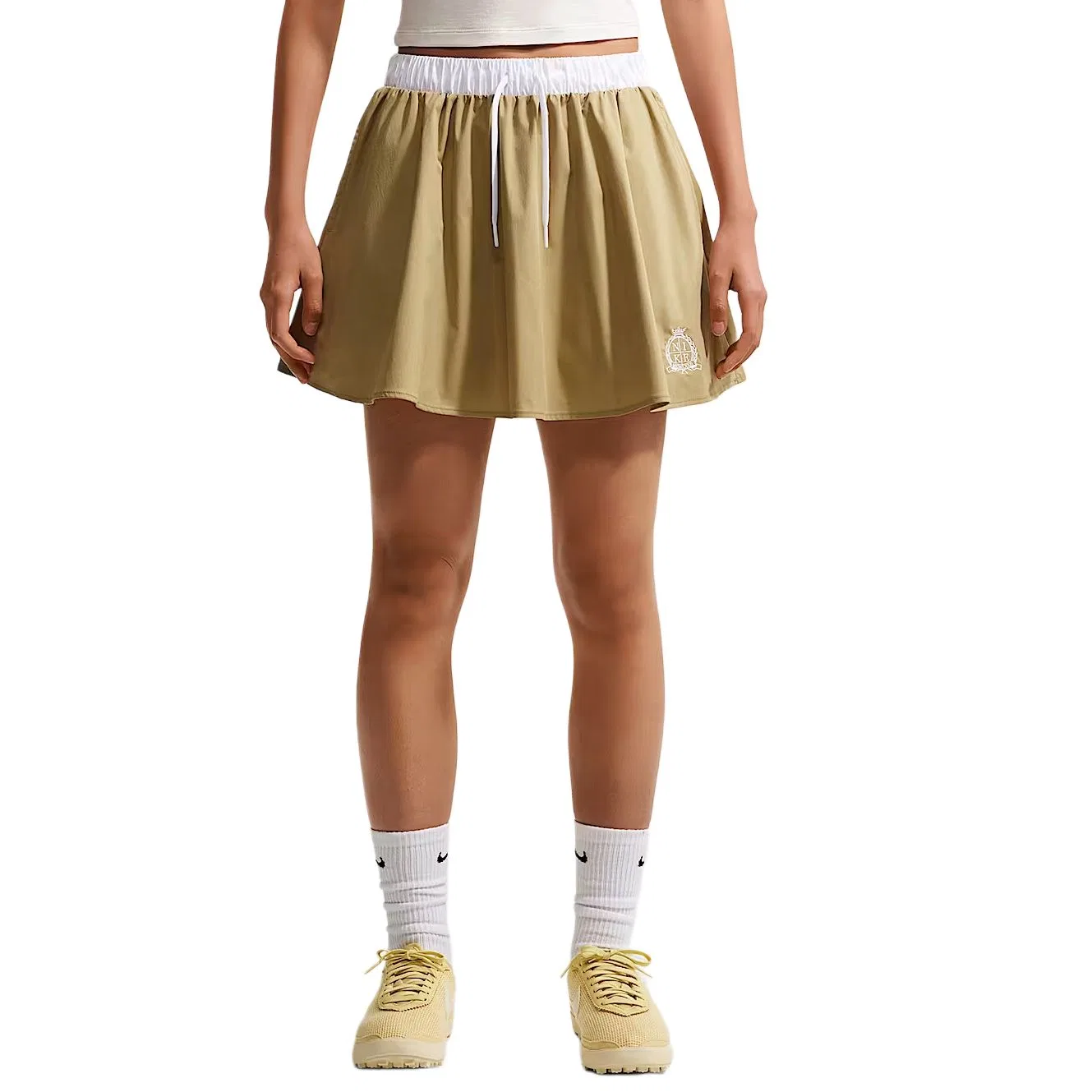 Женская юбка Casual с принтом Khaki/White Nike