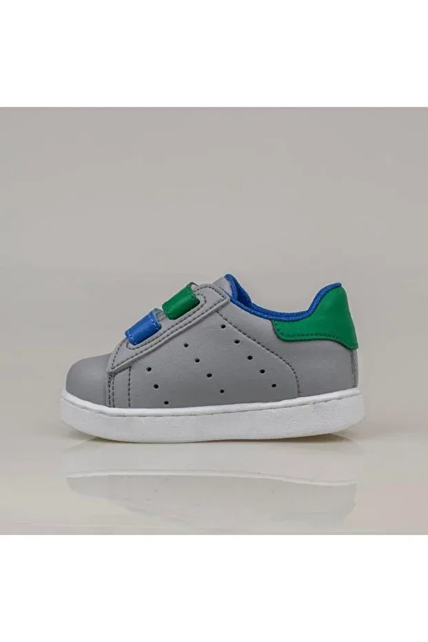 Детские кроссовки для мальчиков со светодиодами Smoked yoyo first step baby lighted sneaker Trend Adımlar, Smoke Grey — фото 3