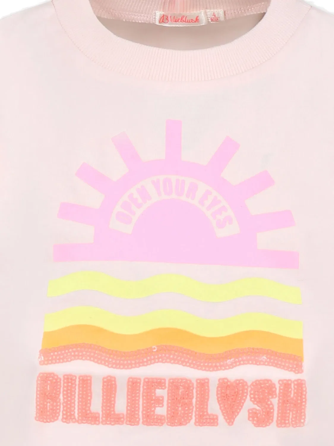 Billieblush Футболка розового цвета из 100% хлопка — фото 2