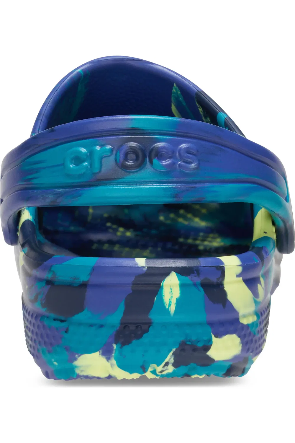 Детские сабо дышащие Classic Marbled CROCS, Navy/Turbo Teal — фото 4