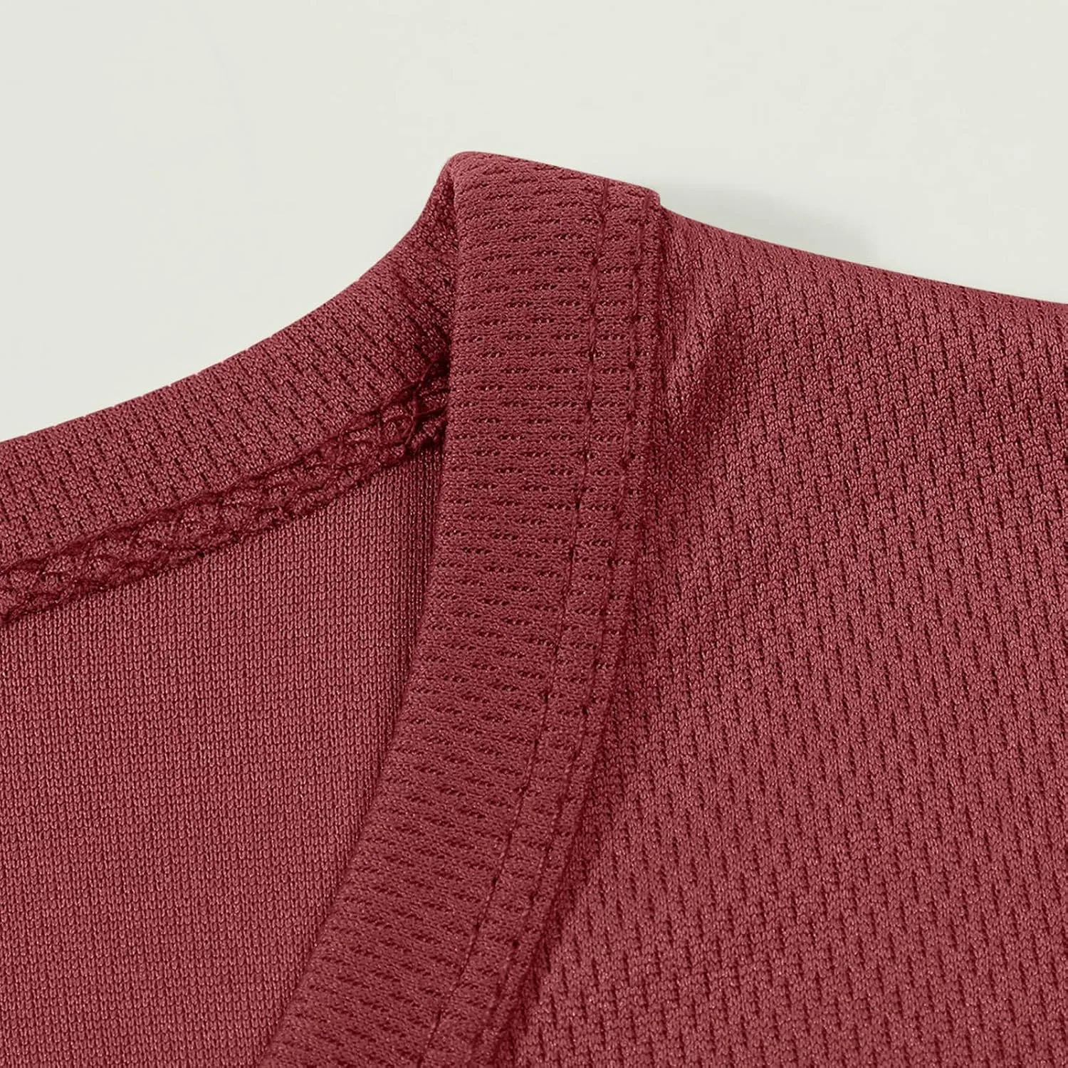 Мужская быстросохнущая футболка Rash Guard Athletic, Wine — фото 3