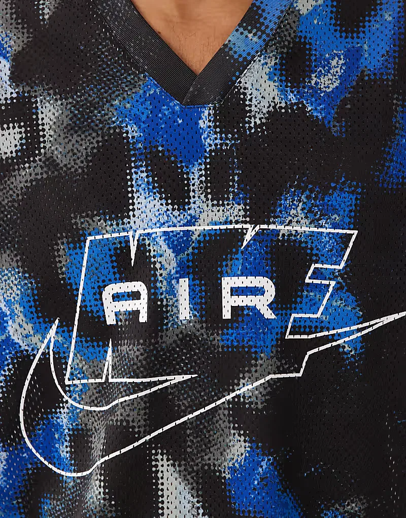 Футбольная майка Nike Air, синий — фото 2