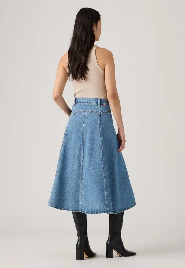 Юбка в западном стиле с кокеткой - А-образная юбка Levi'S — фото 3