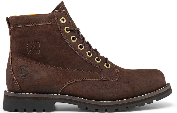 Мужские ботинки Timberland повседневные с логотипом, коричневый — фото 2