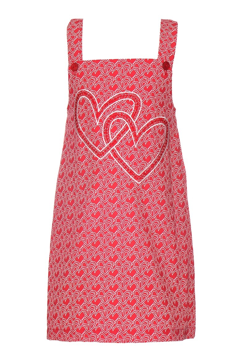 

Сукман с узором в форме сердечка Agatha Ruiz De La Prada, красный
