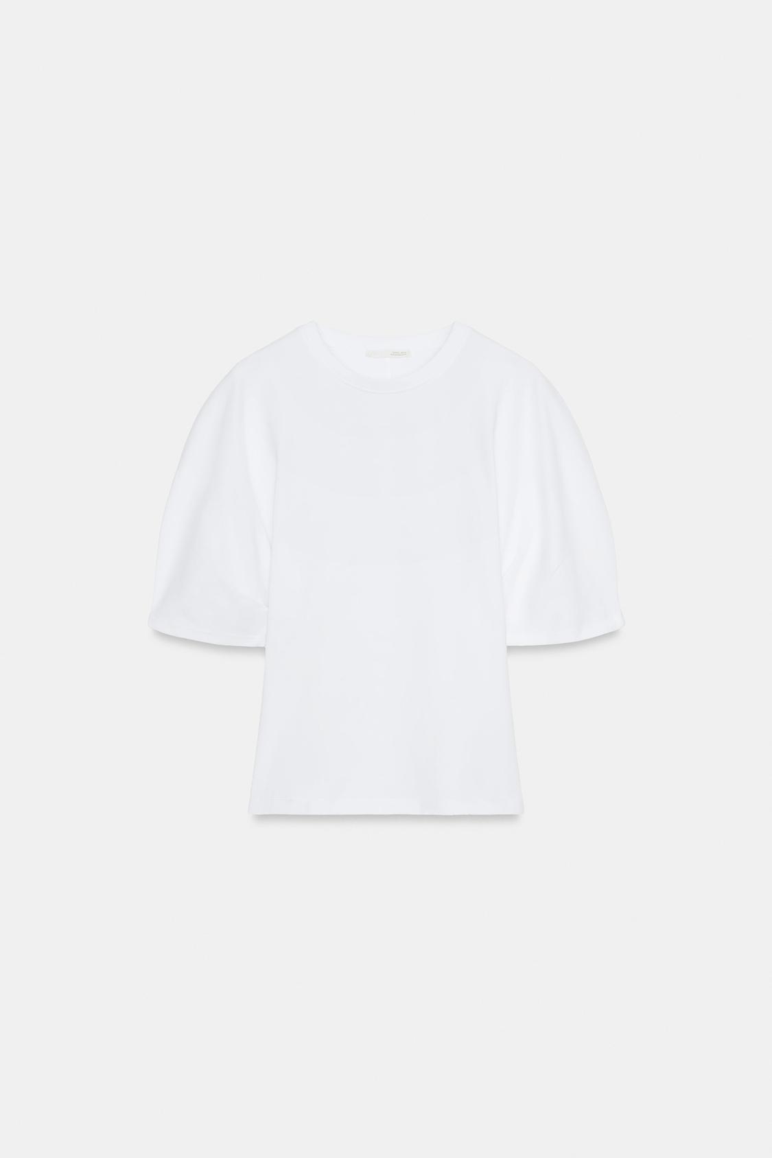 

Футболка Zara Heavy Cotton Short Sleeve, белый
