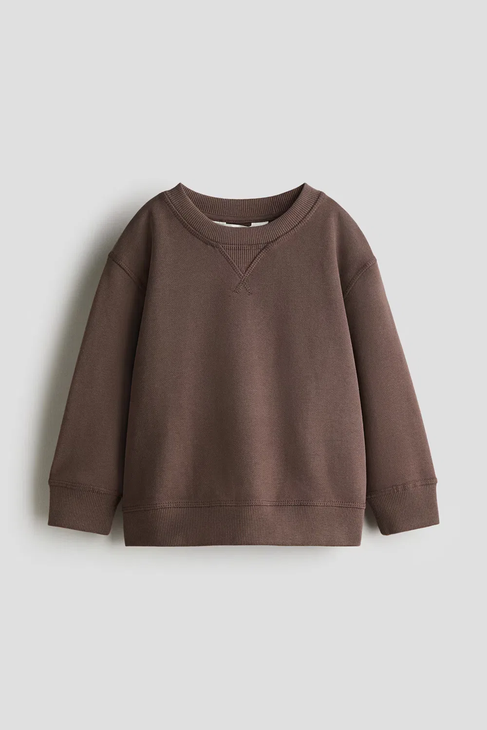 Толстовка с круглым вырезом H&M, Braun — фото 4