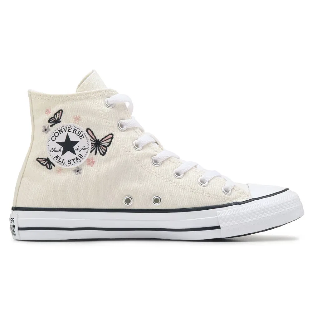 Детские кроссовки Chuck Taylor All Star High Top Converse, Off White Butterfly — фото 2