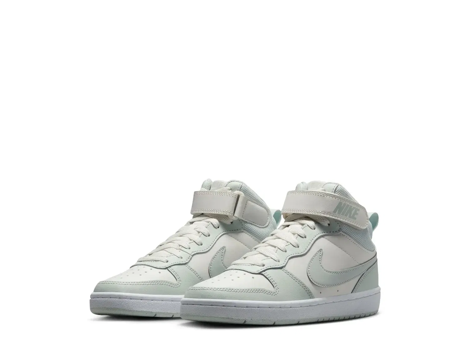 Кроссовки высокие Court Borough Mid 2, Nike, белый/серебристый — фото 3