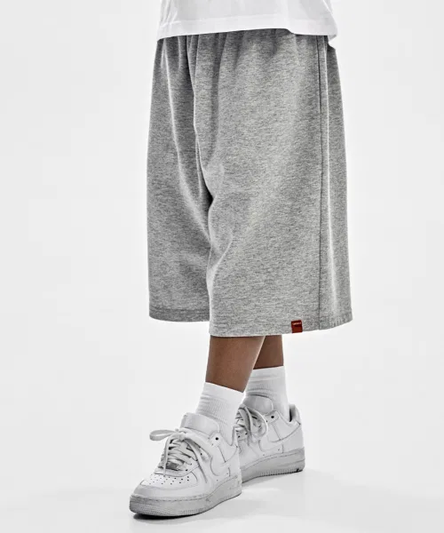 Детские шорты из футера с двумя карманами Melange Grey TAKEASY KIDS