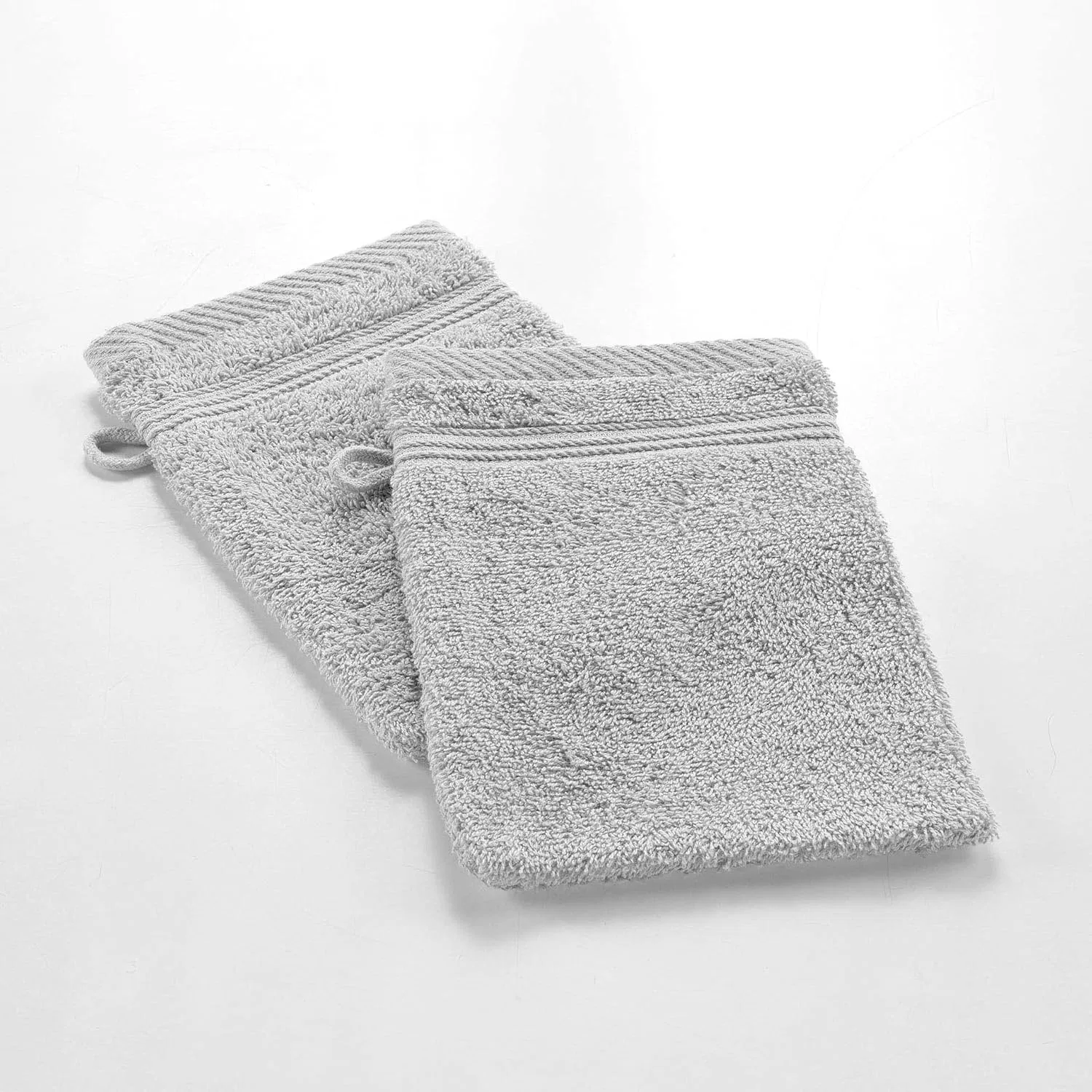 Махровые салфетки для лица, 2 шт, 15x21 см, Pearl Grey Douceur D'Intérieur
