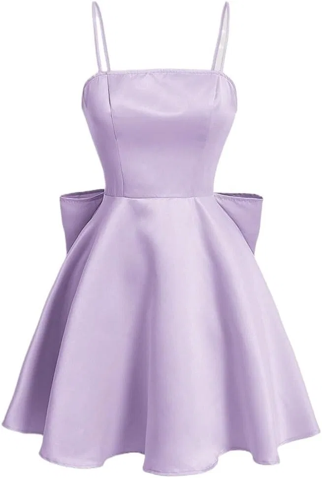 Женское элегантное платье-комбинация с открытой спиной и вырезами, Lilac Purple