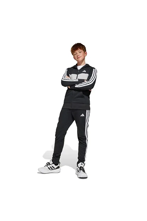 Детский спортивный костюм для девочек с длинным рукавом Adidas, Black