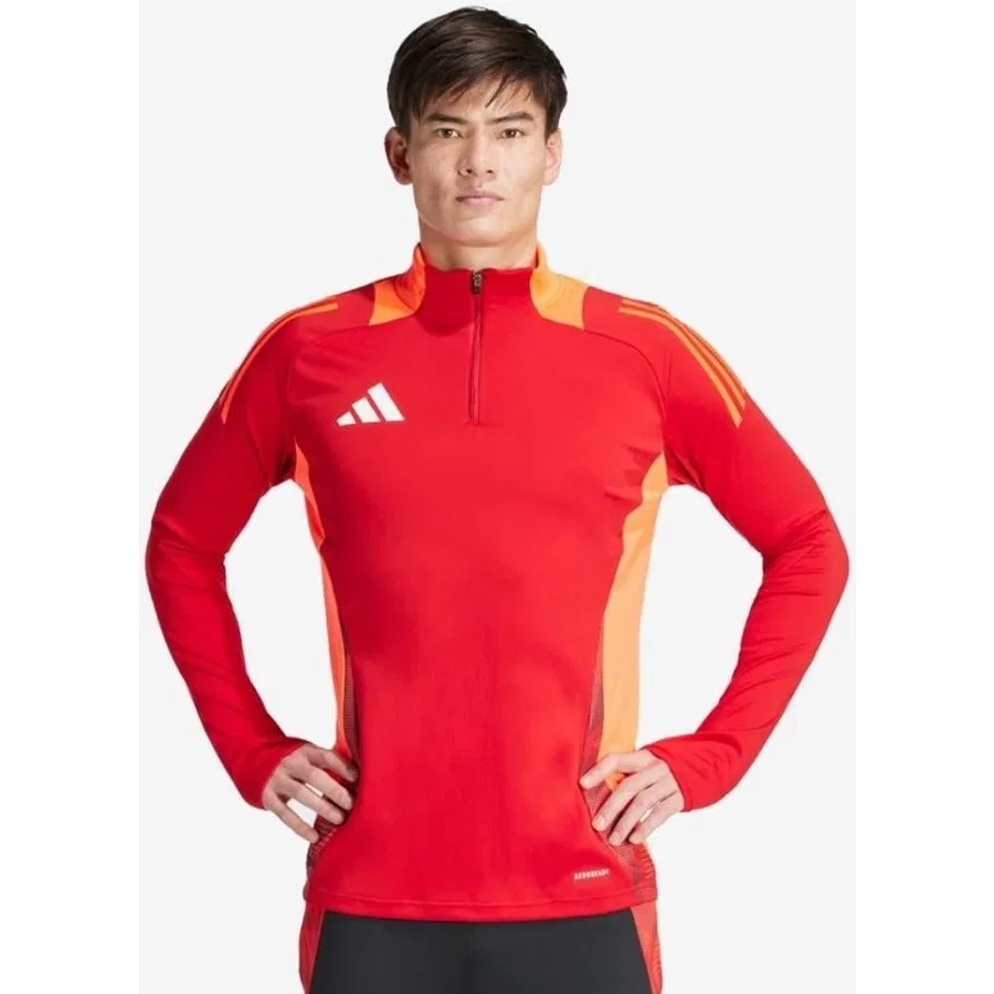 Мужской тренировочный топ с капюшоном adidas TIRO24 C Tr Top, Красный — фото 3