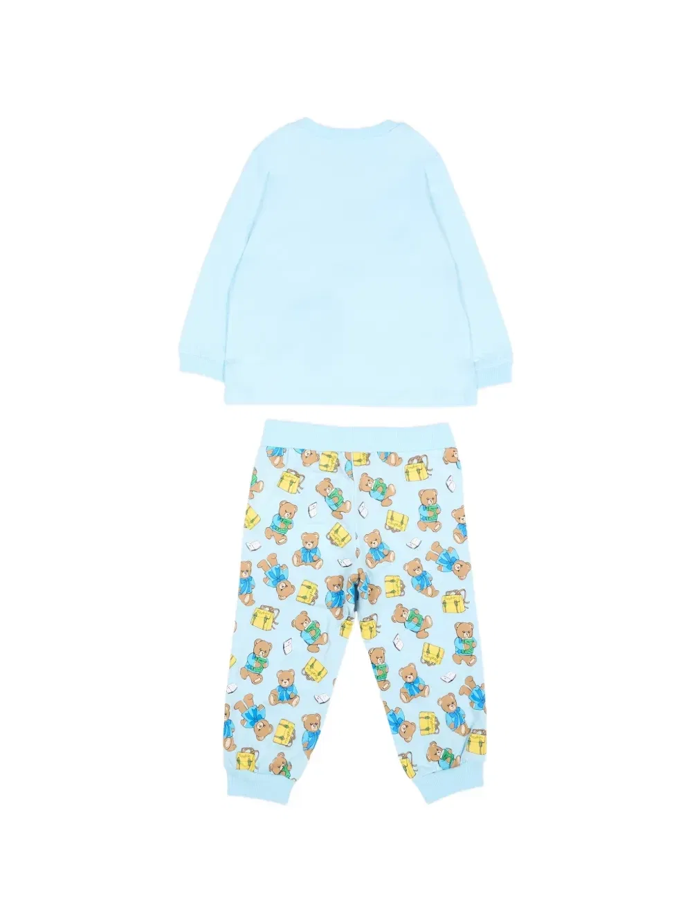Спортивный костюм с принтом Мишка Тедди Moschino Kids, синий — фото 2