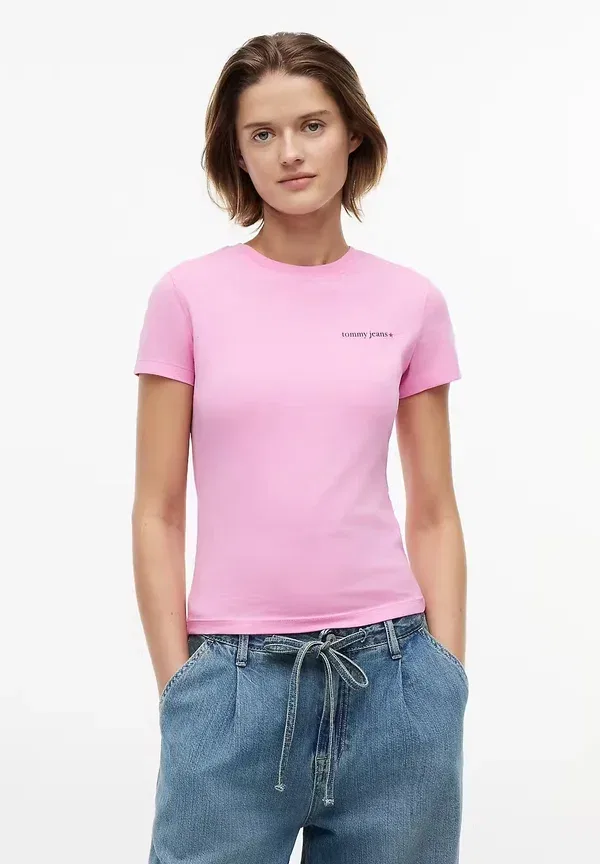 Футболка с принтом Print Tommy Hilfiger, Rosa, розовый