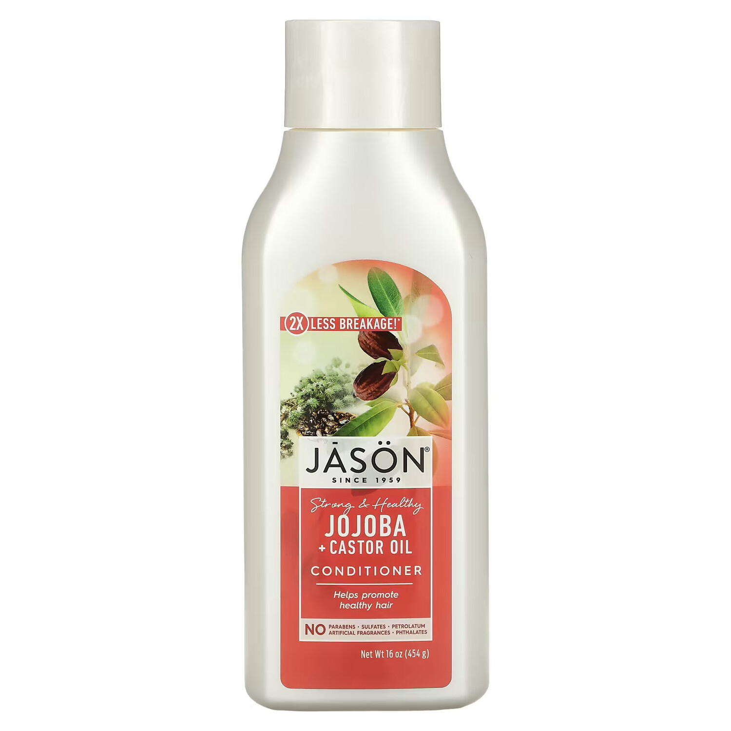 

Jason Natural, Long & Strong, кондиционер с жожоба, 454 г (16 жидк. Унций)