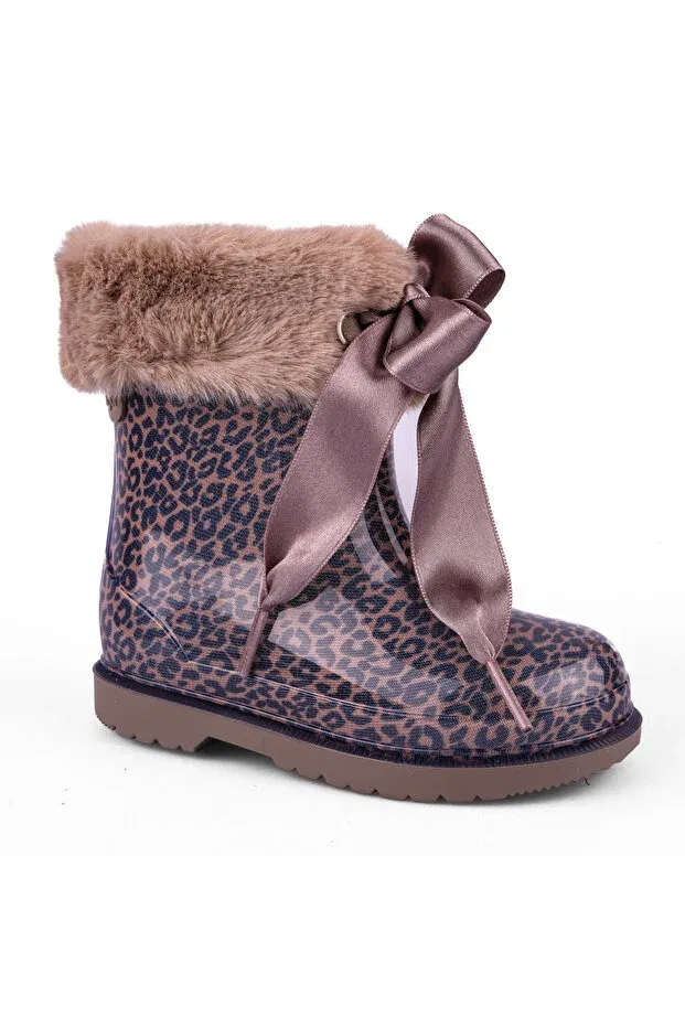 Детские сапоги для девочек непромокаемые Rain boots bimbi leo soft w10338 Igor, Taupe — фото 2