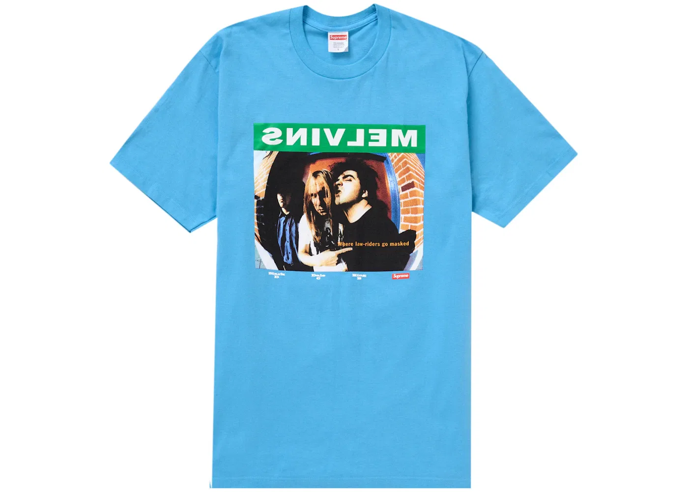 Мужская футболка с принтом Prick Supreme, Bright Blue