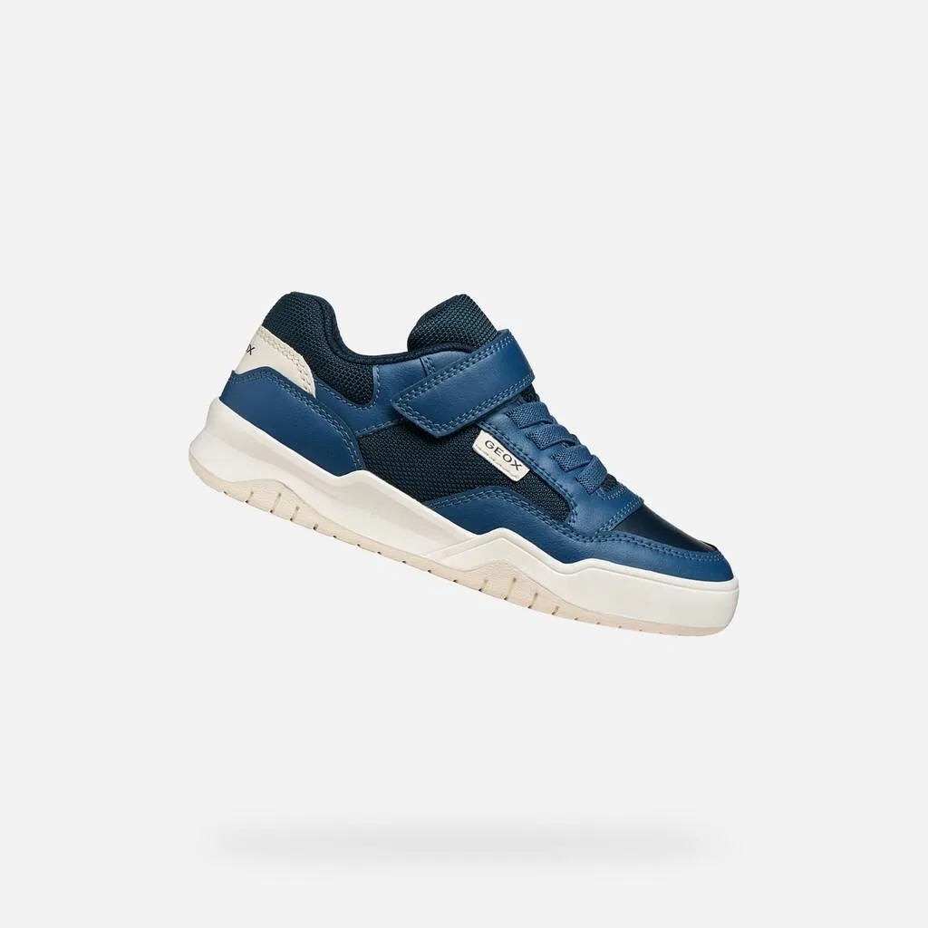 Детские кроссовки Geox Perth, Blaugrau Kosmosblau Navyblau