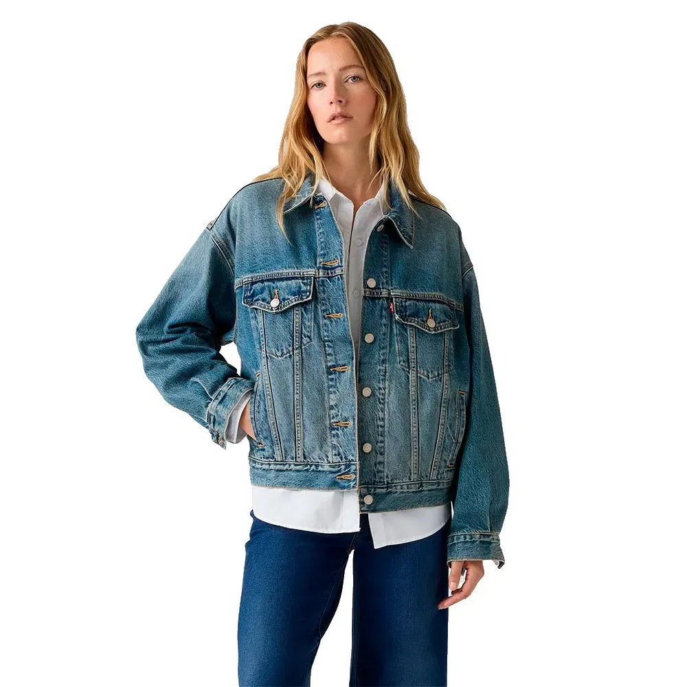 Женская джинсовая куртка с винтажным кроем Levi's, Blue