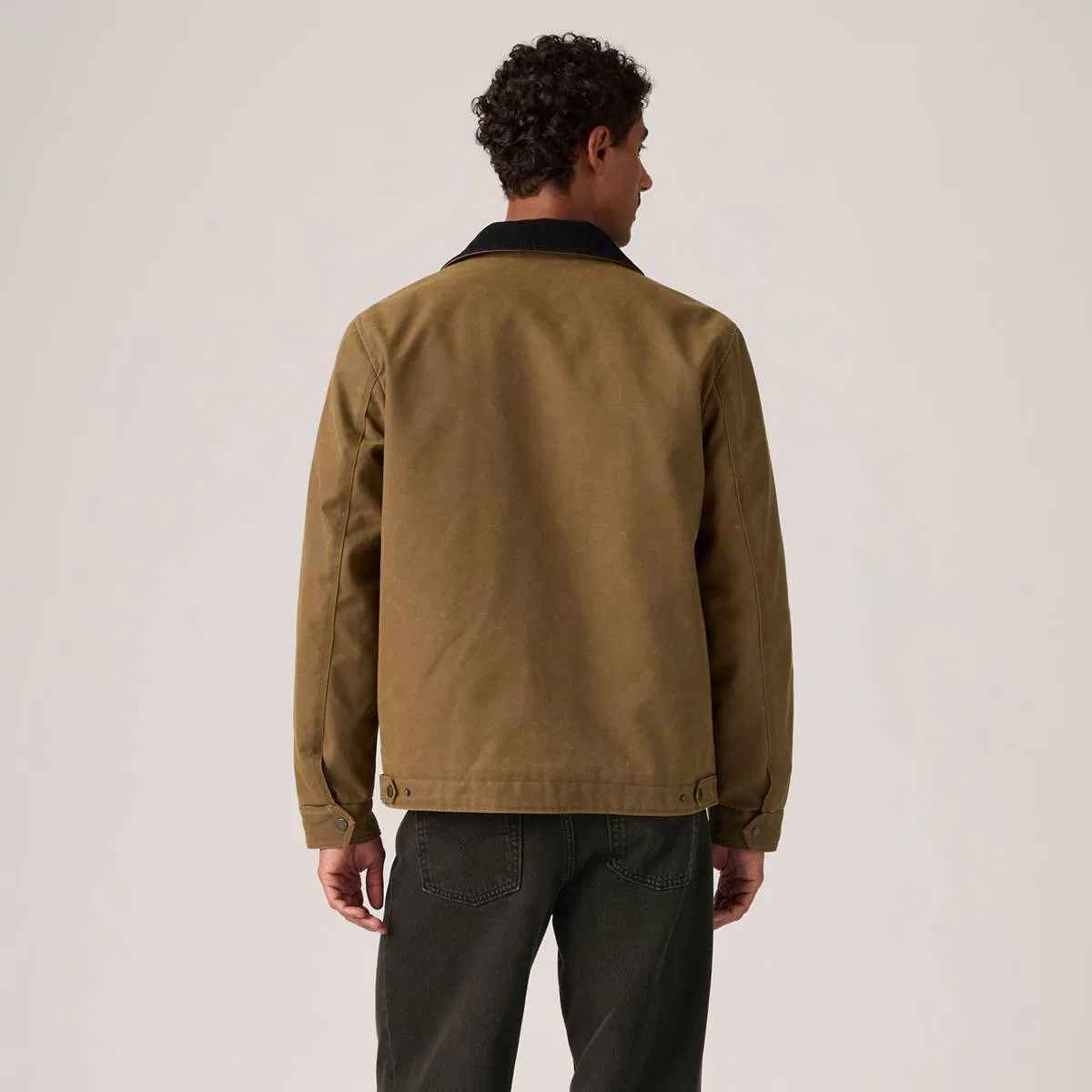 Рабочая куртка Levi's, Brown Wax - Brown — фото 4