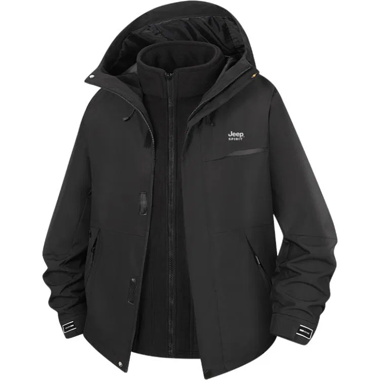 Детская ветровка 3-в-1 для походов JEEP SPIRIT Leisure Collection Hiking, Dark Gray — фото 3