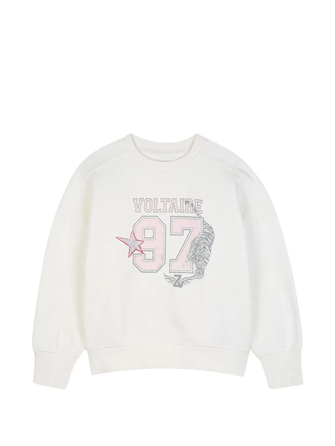 Zadig&Voltaire Свитшот хлопковый, нейтральные тона