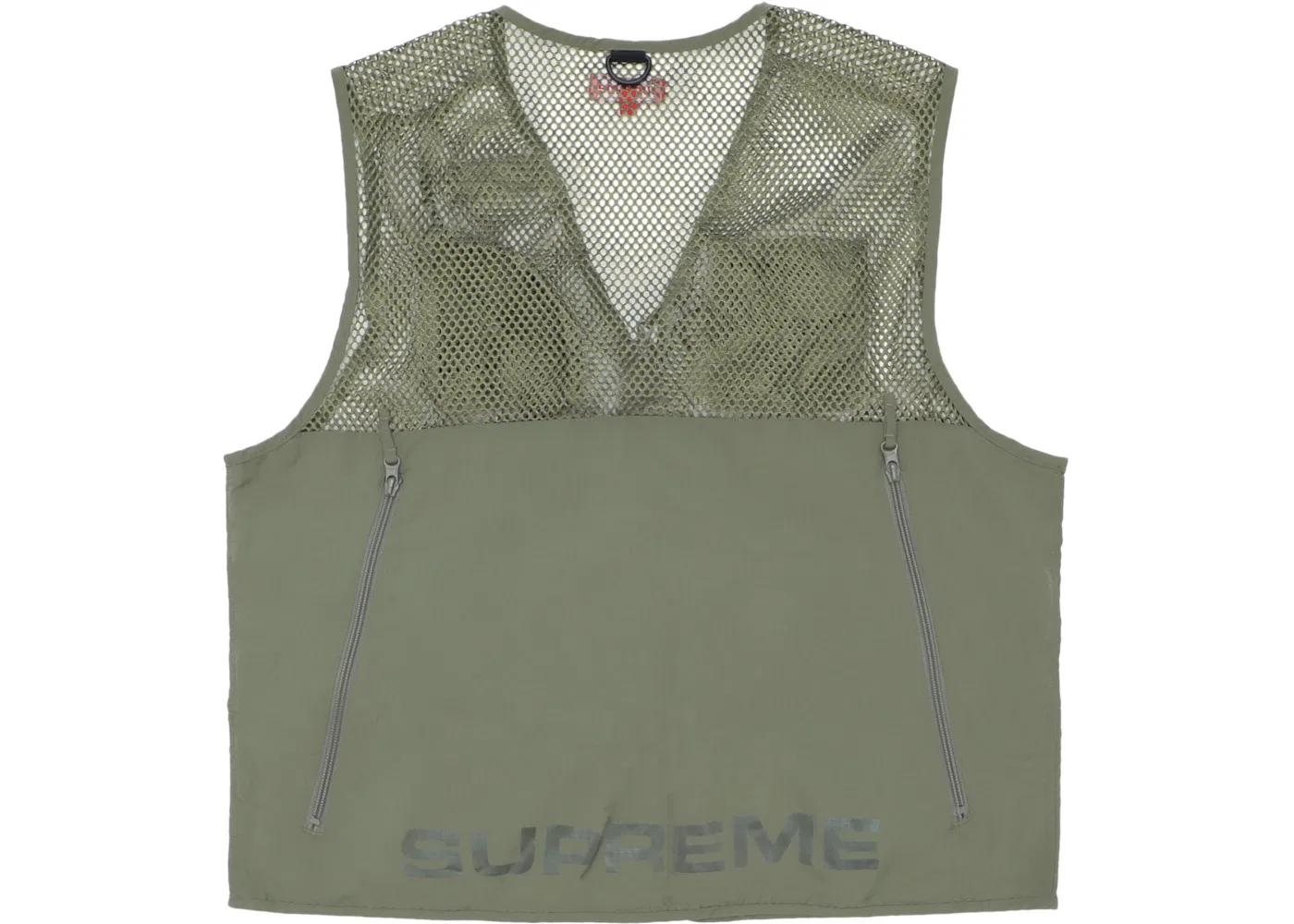 Мужской жилет Supreme Mesh Cargo Vest, цвет Light Olive — фото 2