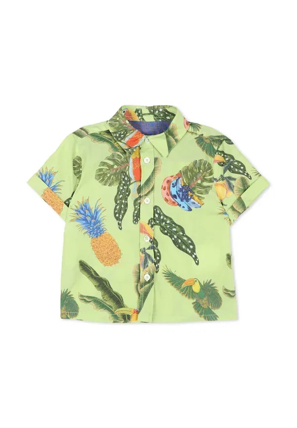 Рубашка с принтом животных Camicia Roberto Cavalli Junior, Multi-coloured, мультиколор