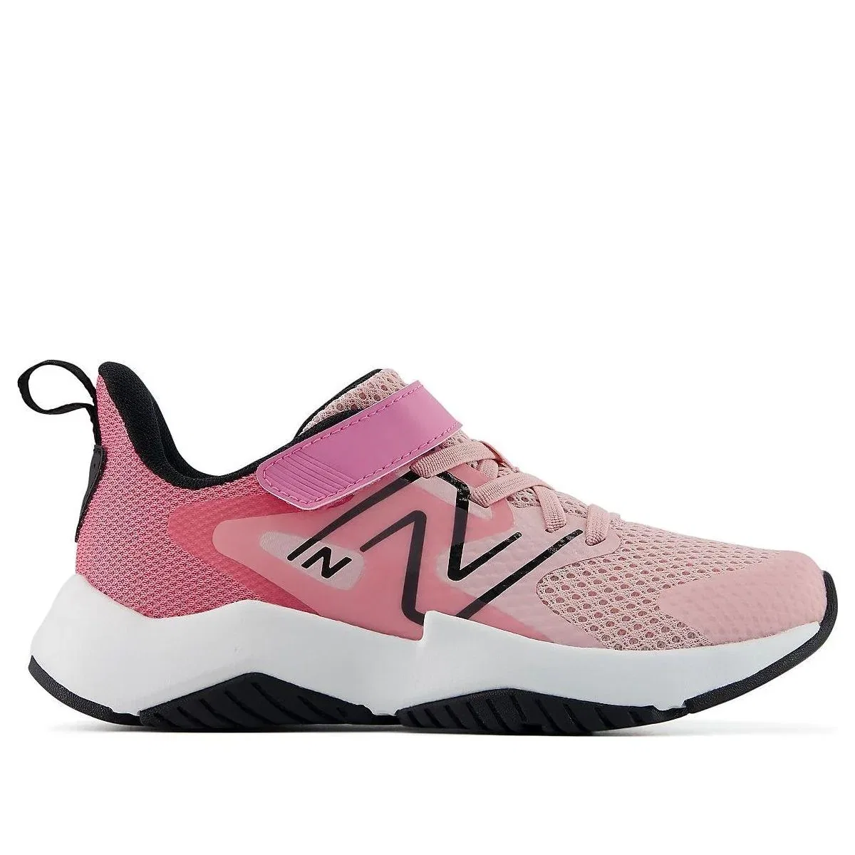 Детские кроссовки RAV v2 Hook & Loop 'Pink Chalk Signal Pink Pink Eraser' New Balance, Pink Chalk / Signal Pink / Pink Eraser — фото 2