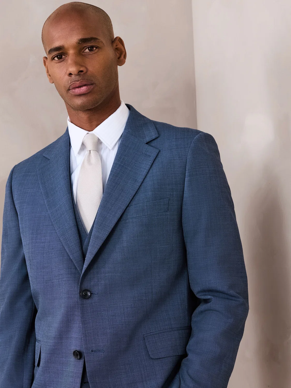 Пиджак костюмный Tailored Fit, N.Premium Texture Next, синий