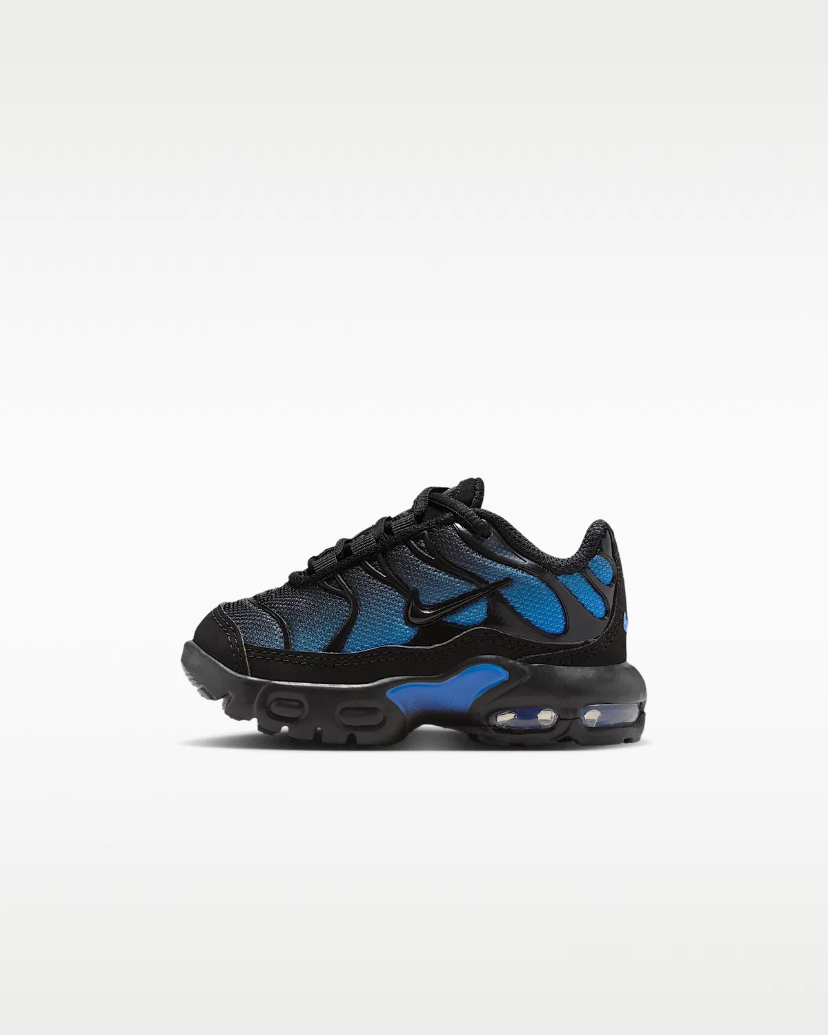 Детские кроссовки Nike Air Max Plus, Black/Blue Crystal/Black