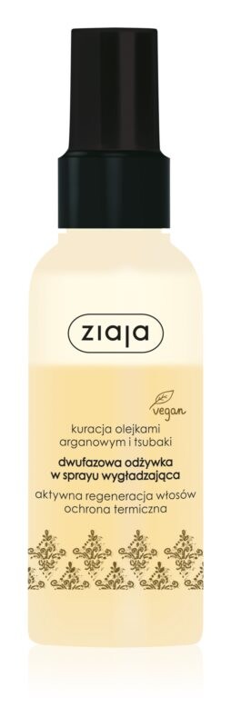 

Разглаживающий спрей-кондиционер Ziaja Kuracja olejkami arganowym i tsubaki