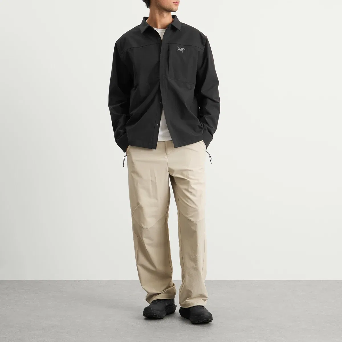 Рубашка-оверширт Cronin cotton Arcteryx, Black — фото 4