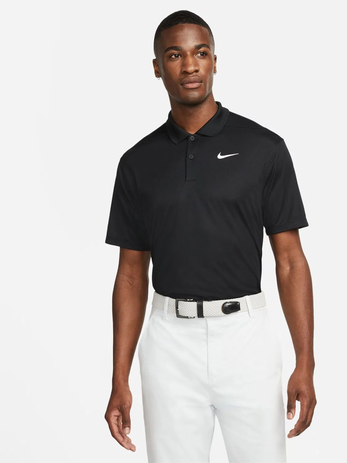 Поло для гольфа Nike Dri-FIT Victory, черный
