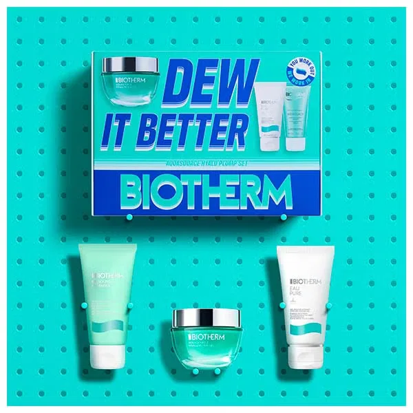 Набор косметики для увлажнения Aquasource Hyalu Plump 3 предмета BIOTHERM — фото 4