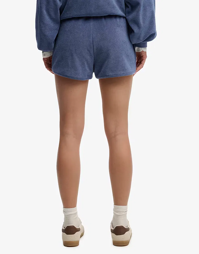 Махровые шорты Superdry Heritage индиго — фото 2