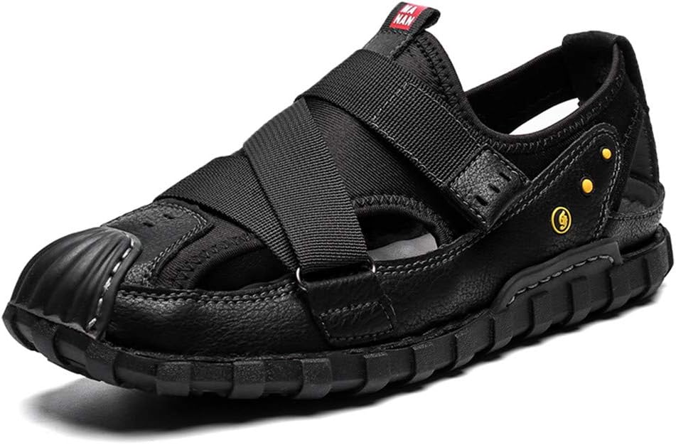 

Мужские спортивные сандалии CHICLOVEY с регулируемыми ремешками для походов, прогулок и пляжа, черный