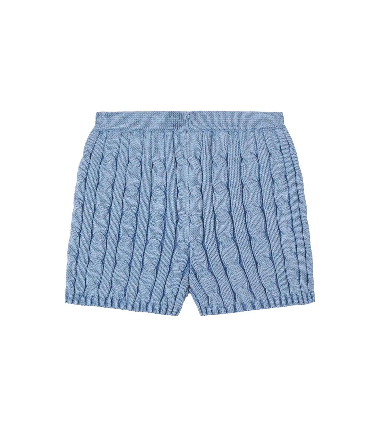 Шорты хлопковые Blue Heather Polo Ralph Lauren Kids, синий — фото 3