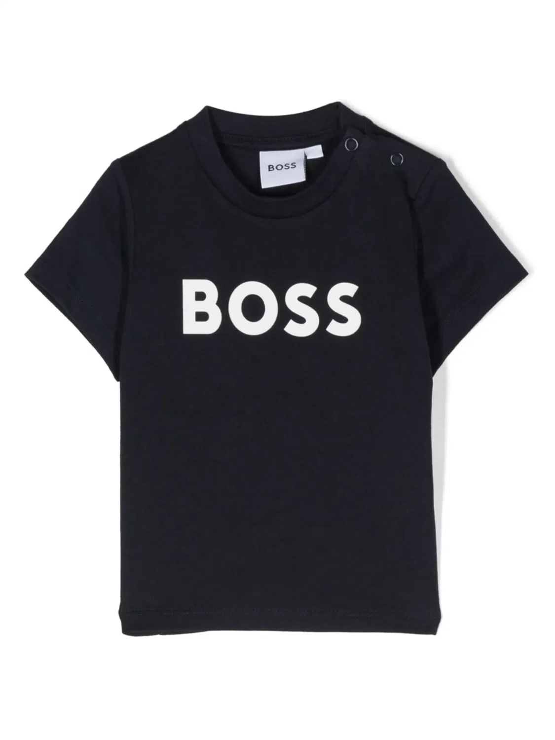 BOSS Футболка хлопковая синяя