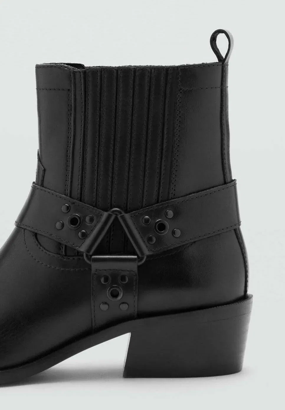Подростковые - ботильоны Mango Kids, Black — фото 4