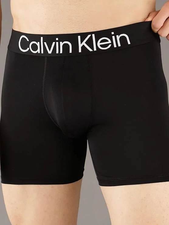 Набор мужских боксеров Calvin Klein Microfiber, 3 предмета, черный — фото 4