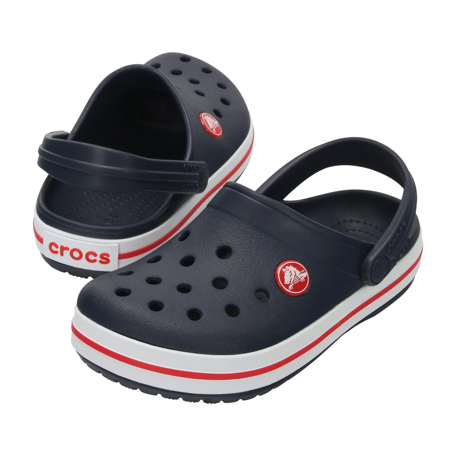 Сабо детские без застежки Crocband Clob Crocs, синий — фото 2