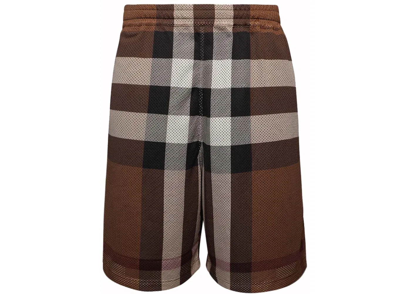 Мужские шорты в клетку Burberry, Birch Brown