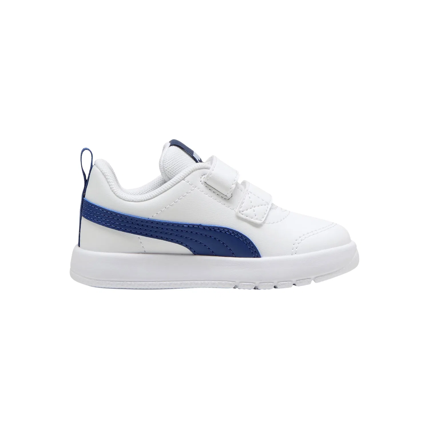 Детские кроссовки с повышенной гибкостью Courtflex V3 Puma, Weiss — фото 2