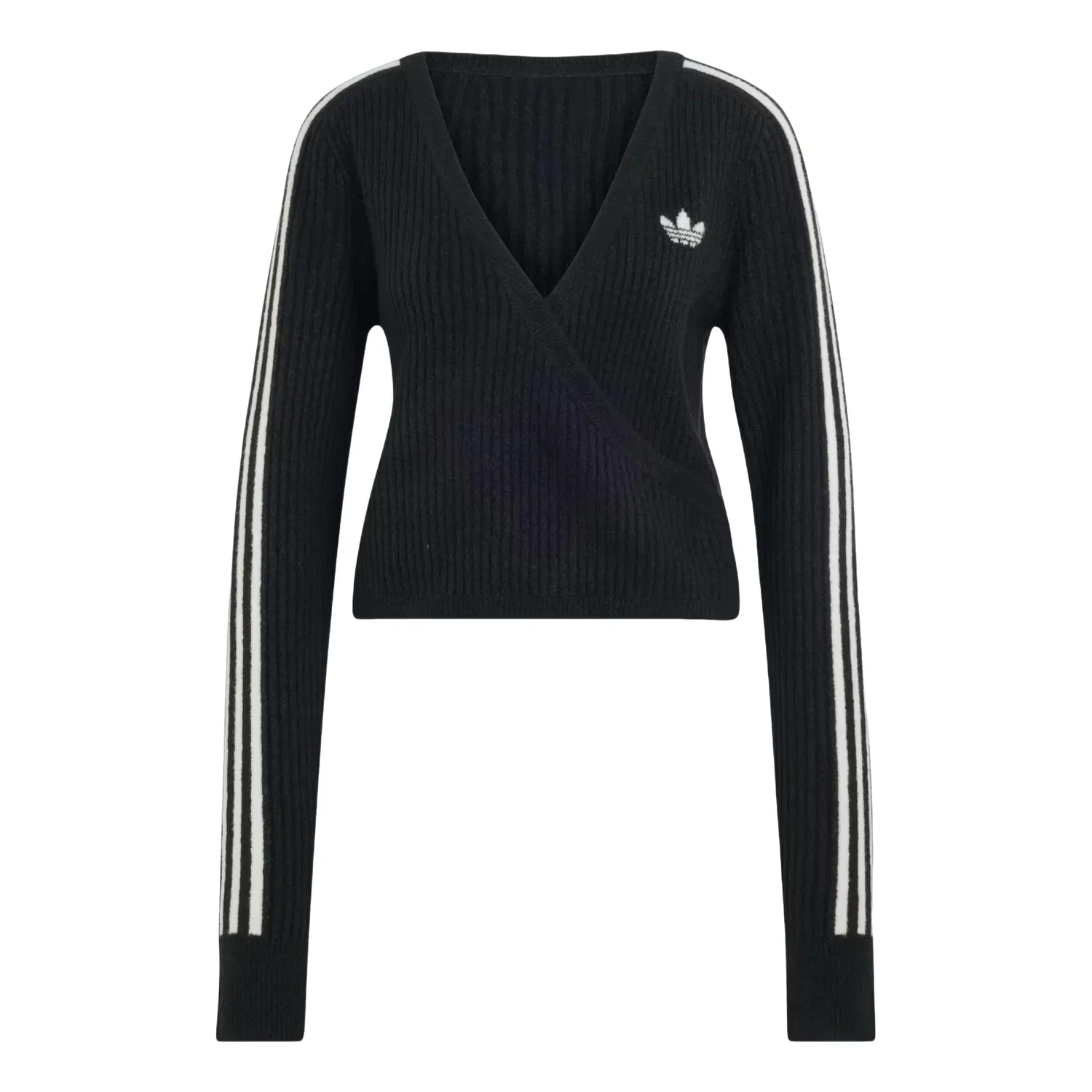 Куртка Jennie Knitted Wrap Around Cardigan Asia Sizing 'Black' adidas, черный