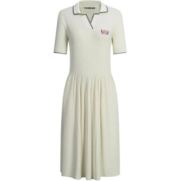 Женское платье с коротким рукавом EMPORIO ARMANI, Beige Yellow