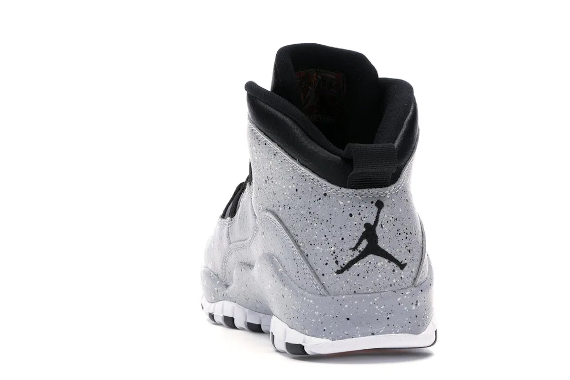 Детские кроссовки Lifestyle Jordan 10 Retro, Light Smoke Grey/Black-University Red-White — фото 4